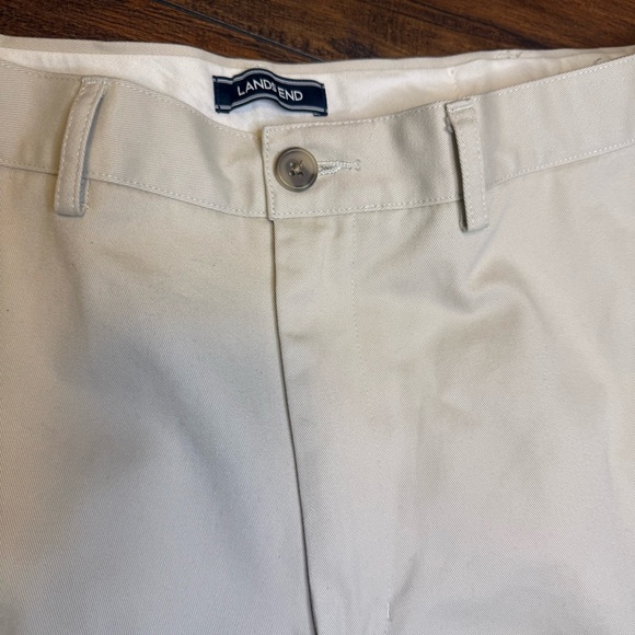Lands' End 36 Traditional Fit Khaki Chinos NWOT Classic Preppy Ivy Style Cotton - Picture 4 of 9